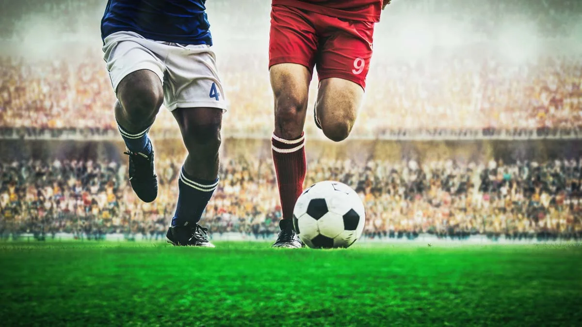 Tampilan bertema olahraga untuk halaman pertandingan REJEKIBET