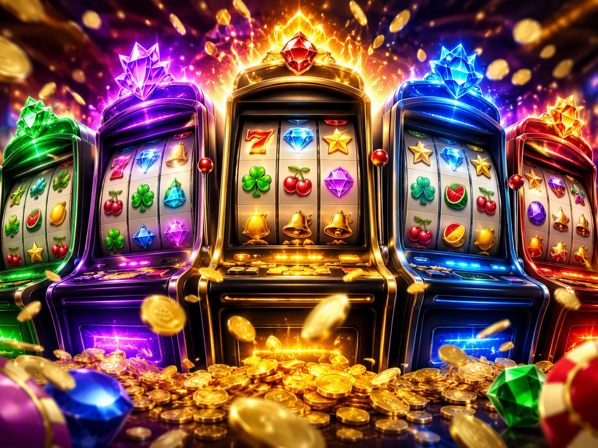Tampilan visual permainan slot di REJEKIBET